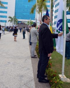 O vice-presidente, Marcio Milani representou a EMATER-RO.