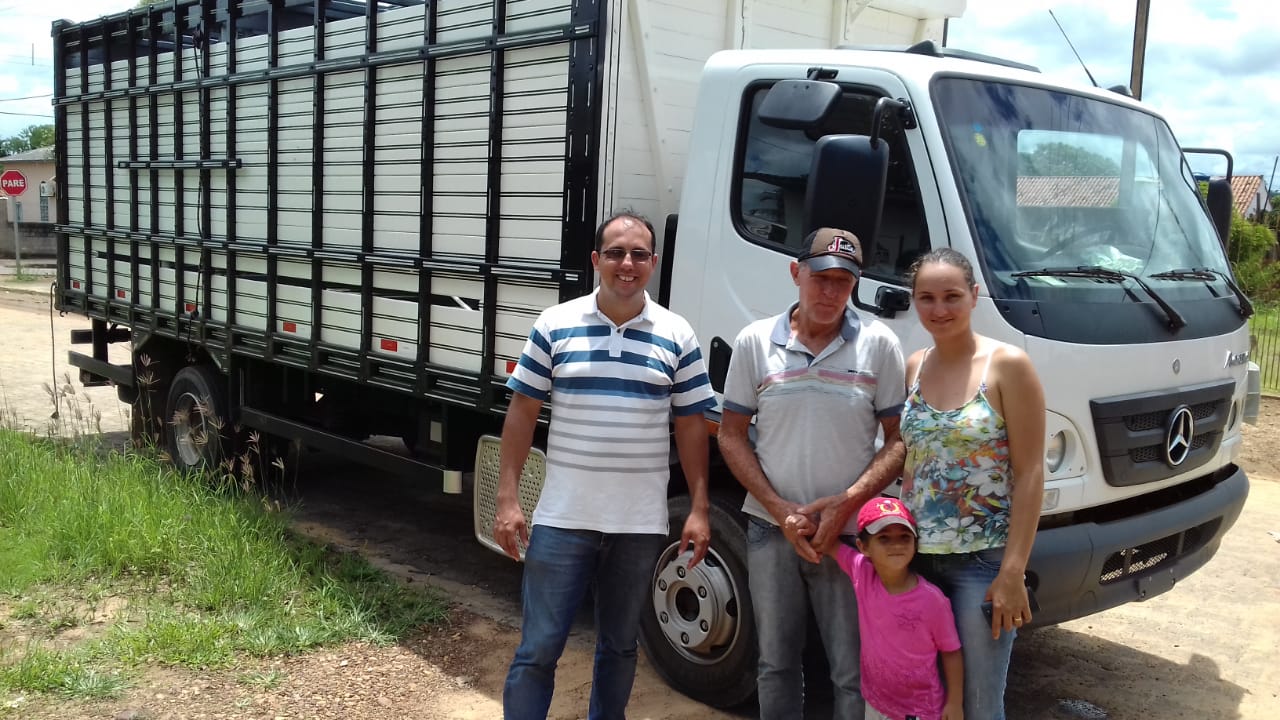 O casal de produtores adquiriu seu primeiro financiamento em 2016 durante a Rondônia Rural Show