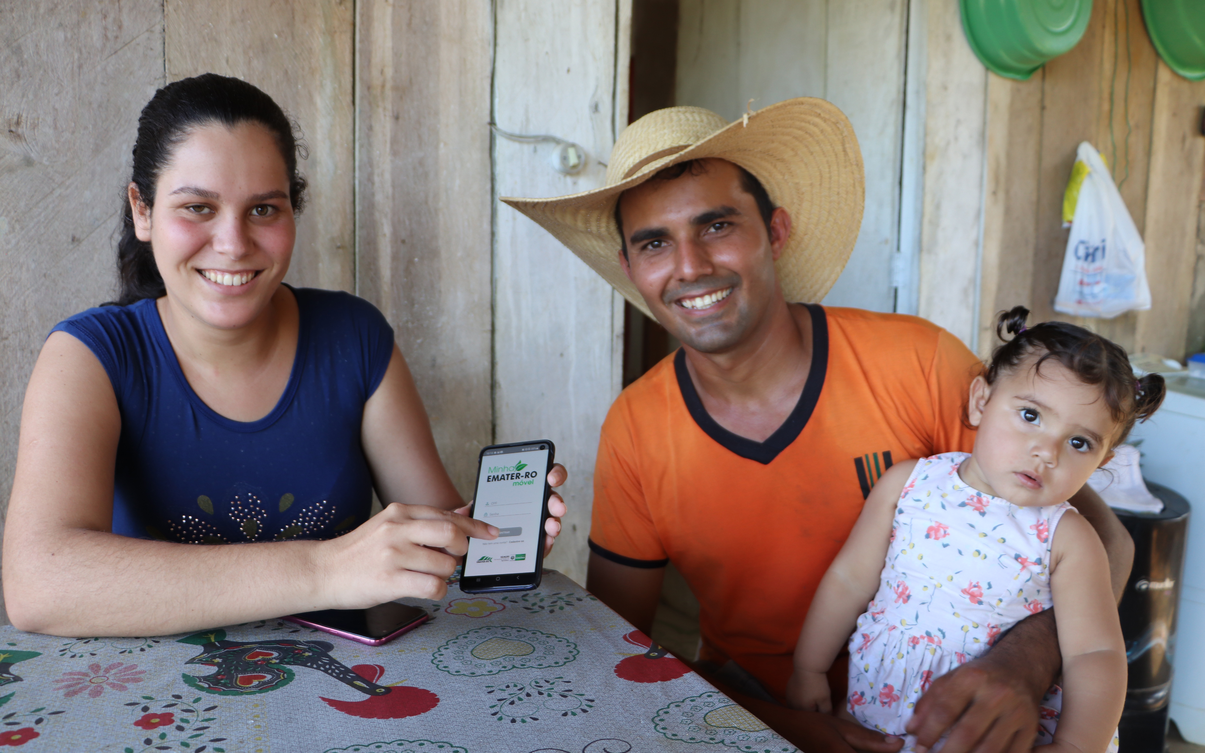 "Minha Emater-RO" aproximando as famílias das políticas públicas de extensão rural.