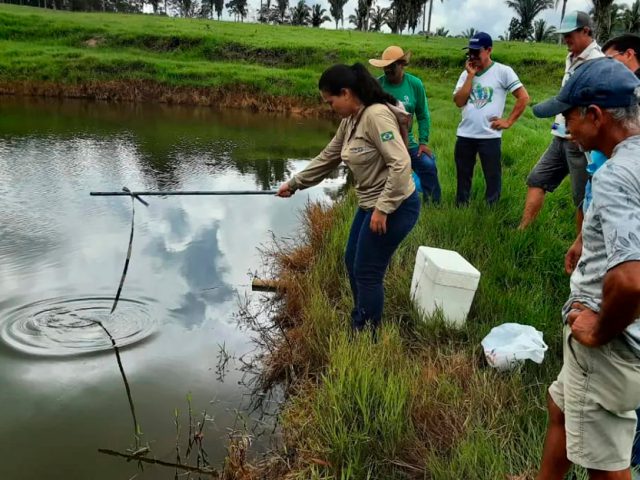 Ação da Emater-RO em Rondominas visa boas práticas de manejo na piscicultura