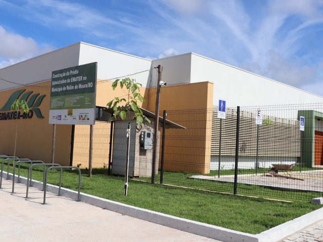 Novo prédio da Emater-RO inaugurado pelo governo de RO impulsiona assistência técnica rural em Rolim de Moura